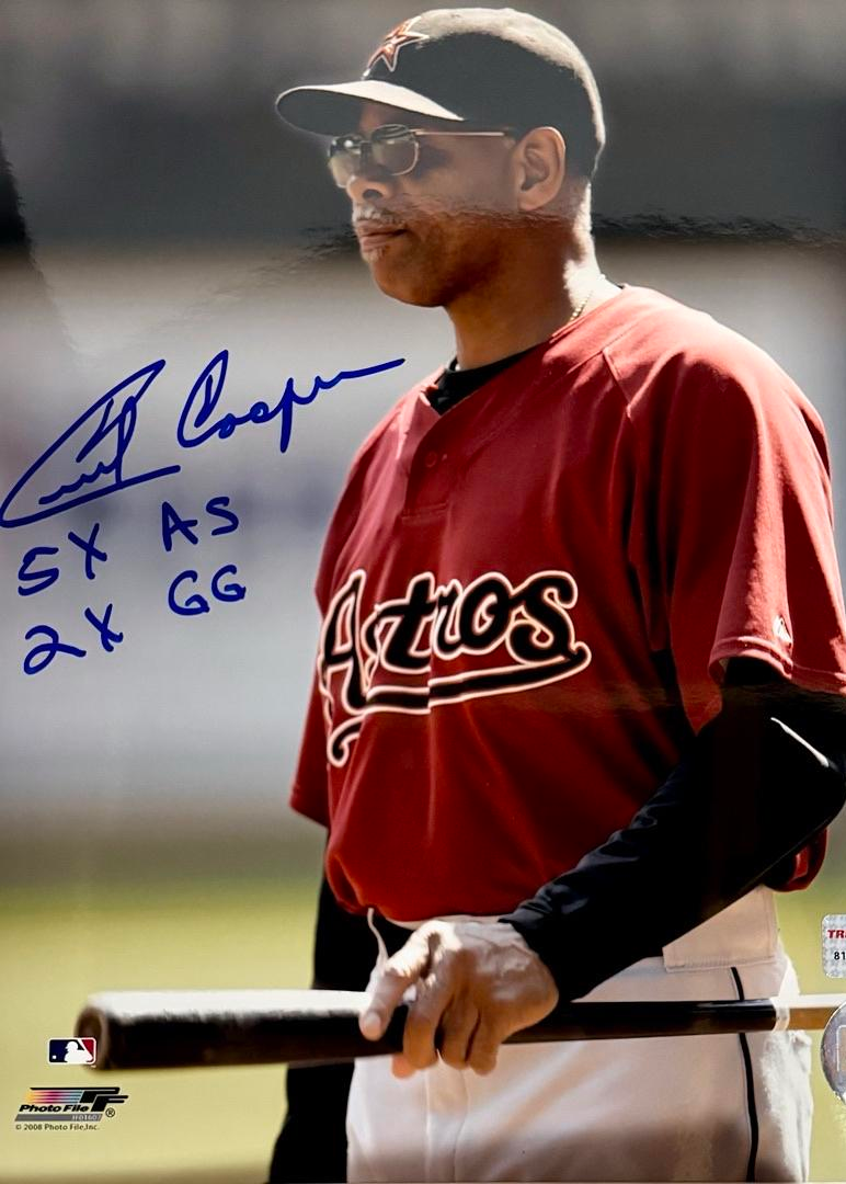 Cecil Cooper Signed 8x10 Photo Houston Astros - TriStar COA